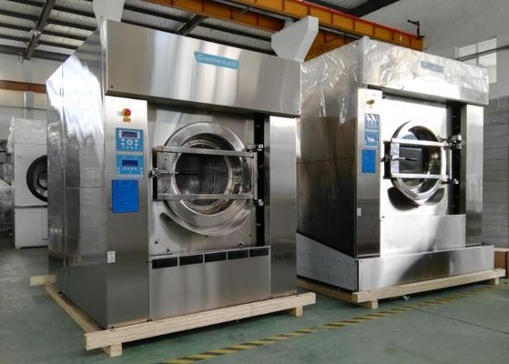 Capacidad grande resistente de la sola de la puerta lavadora del hotel para la planta del lavadero