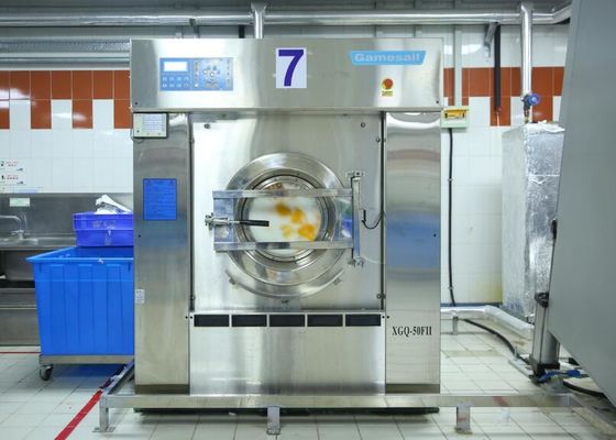 Máquina industrial del lavadero del tamaño grande, agua que ahorra el equipo de lavadero comercial